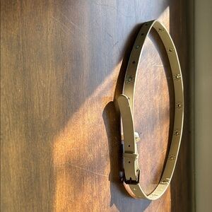 Elegant Tan Leather Belt